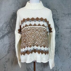 Knox Rose Cozy Crochet Winter Sweater Wmn’s M